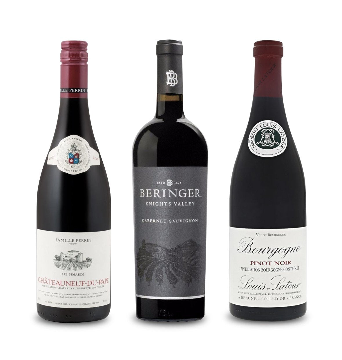 90+ Best Wine Gift Set - 3 Premium Red Wines 750ml - PrimeWines