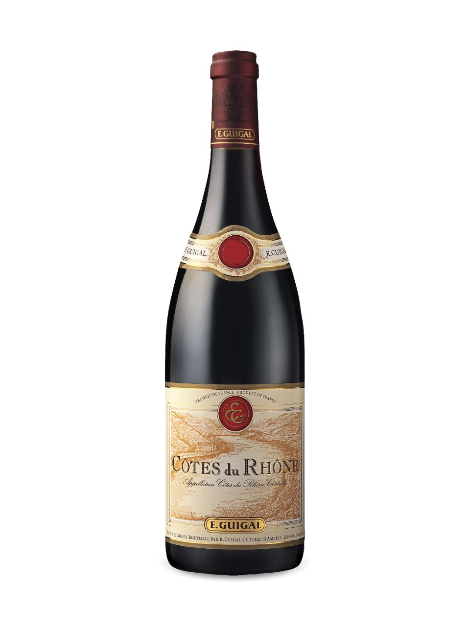 E. Guigal Cotes du Rhone, France.