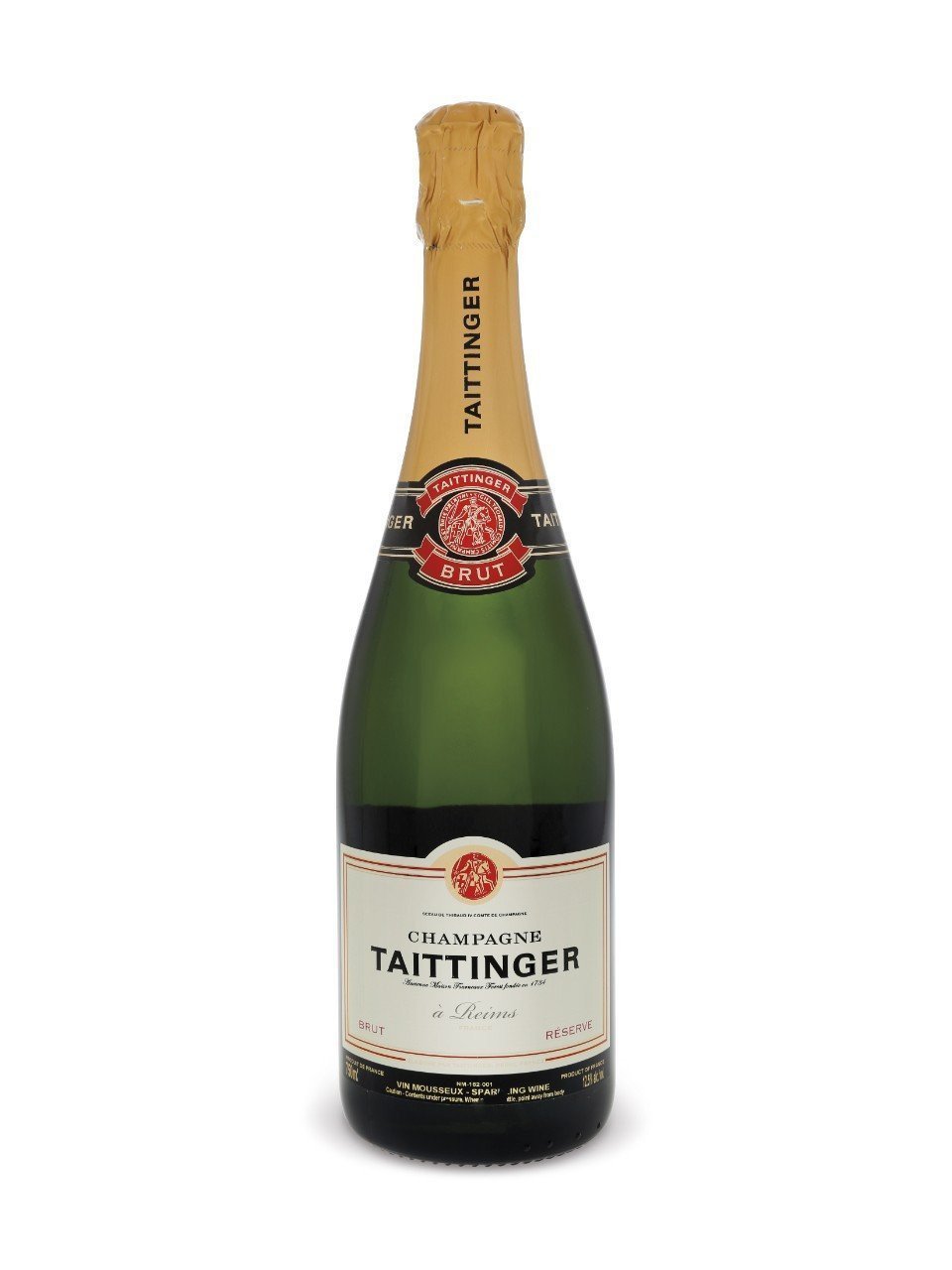 Taittinger Brut Reserve – Champagne from France-750ml PrimeWines